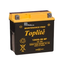 Bình Ắc quy Xe Mô tô Toplite  12N5S-3B 12V 5Ah