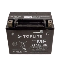 Bình Ắc quy Xe Mô tô Toplite YTX12-BS 12V 10Ah