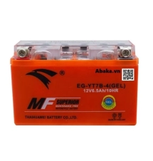 Bình Ắc quy Xe Mô tô Eagle EG-YT7B-4 (Gel)12V 6.5Ah