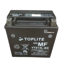 Bình Ắc quy Xe Mô tô Toplite YTX14L-BS12V 12.6Ah