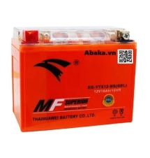 Bình Ắc quy Xe Mô tô Eagle EG-YTX12-BS (Gel)12V 10Ah