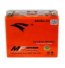 Bình Ắc quy Xe Mô tô Eagle EG-YB14L 12V 14Ah