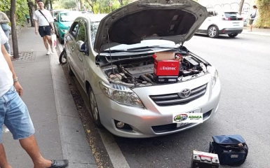 Bình ắc quy Toyota Venza