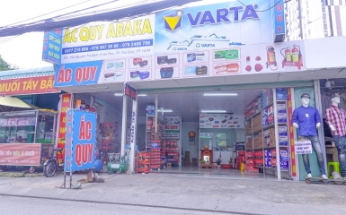 Bình ắc quy xe đạp điện tại Vinhomes Grand Park