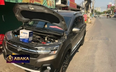 Thay bình ắc quy tại nhà cho xe Suzuki XL7 - Chính hãng, Giá tốt nhất