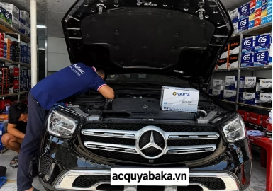 Thay ắc quy Mercedes C230