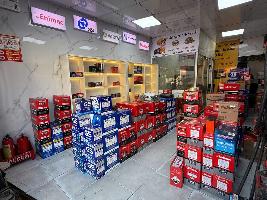 Bình ắc quy xe Toyota