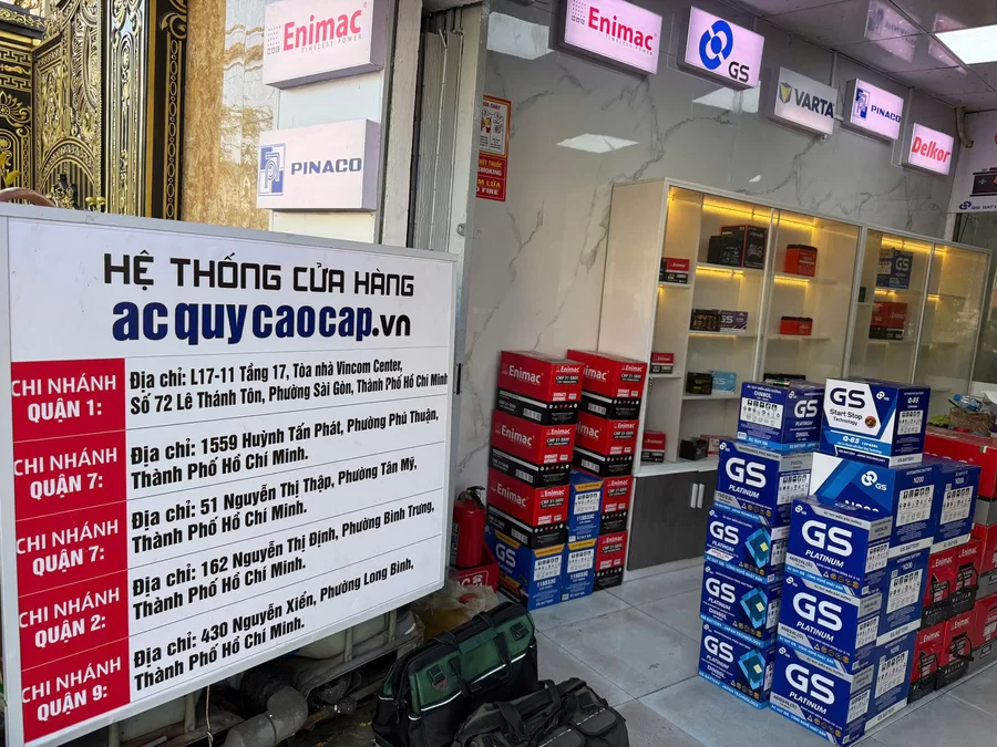 Bình ắc quy xe Toyota