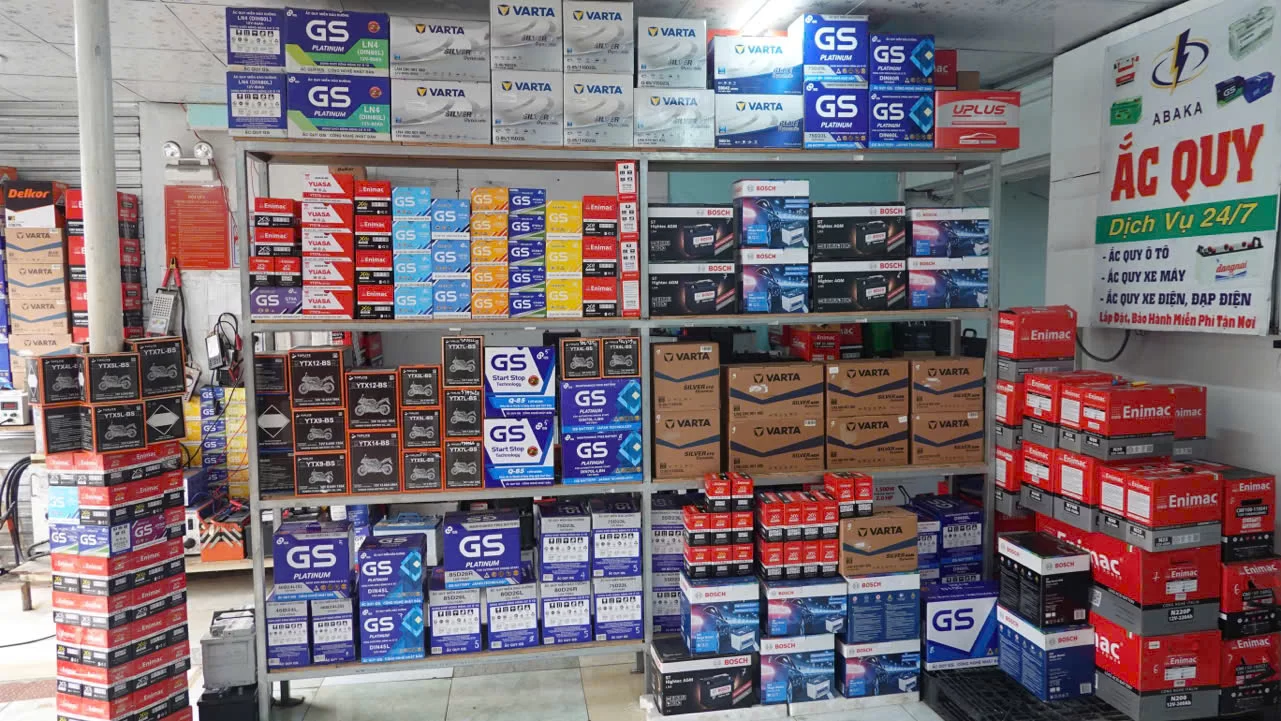 Bình ắc quy xe ô tô subaru