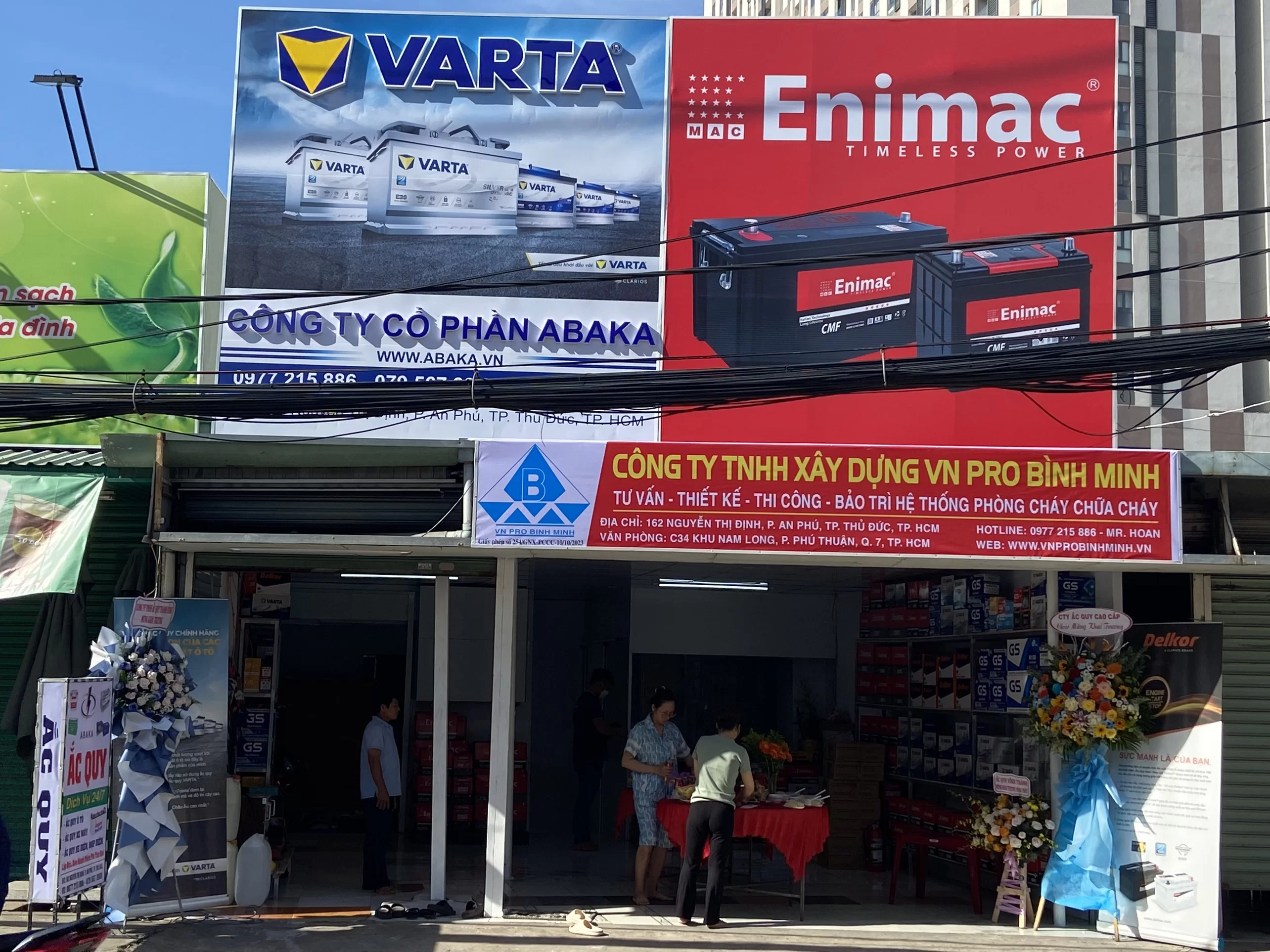 Đại lý ắc quy oto Enimac