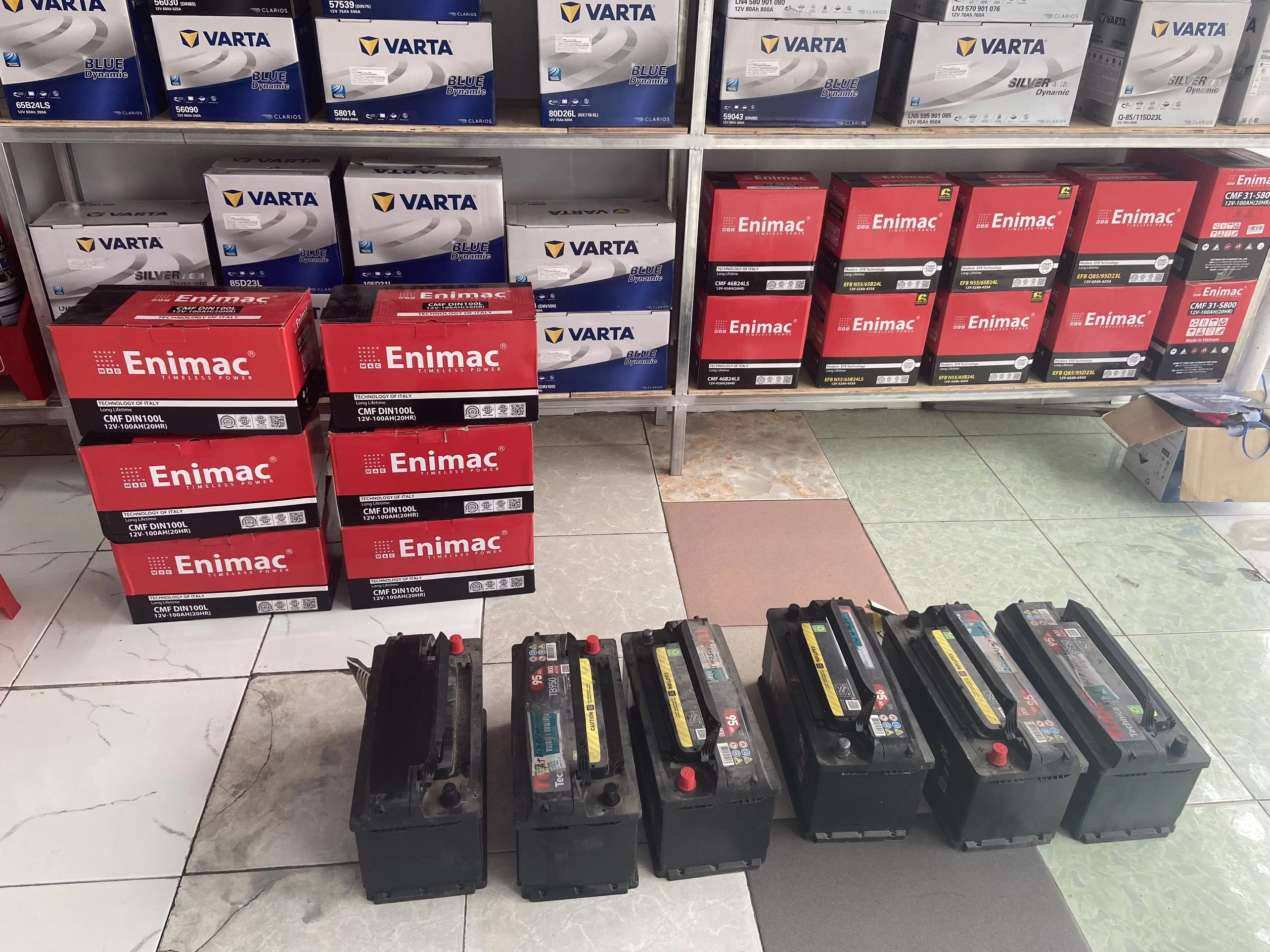 Đại lý ắc quy oto Enimac
