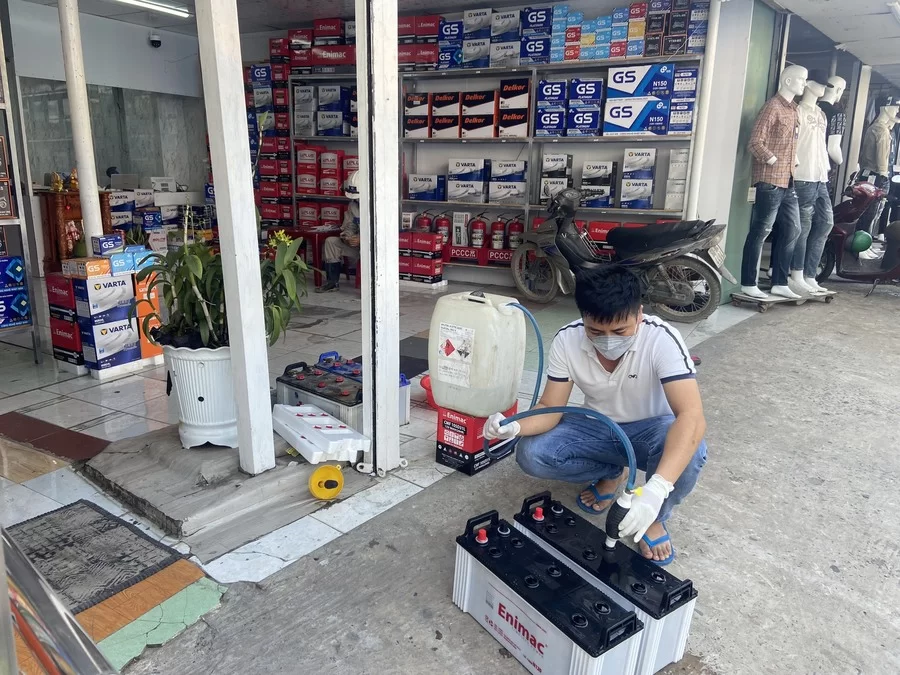 Bình ắc quy xe ô tô volkswagen