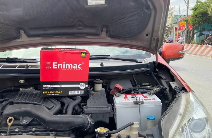 Ắc quy ô tô Toyota Vios giá bao nhiêu