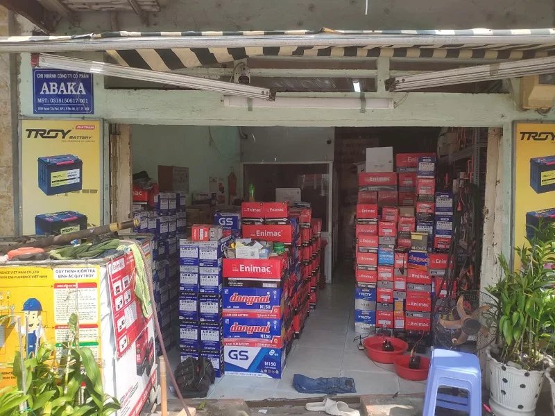 Bình ắc quy xe đạp điện tại Vinhomes Grand Park